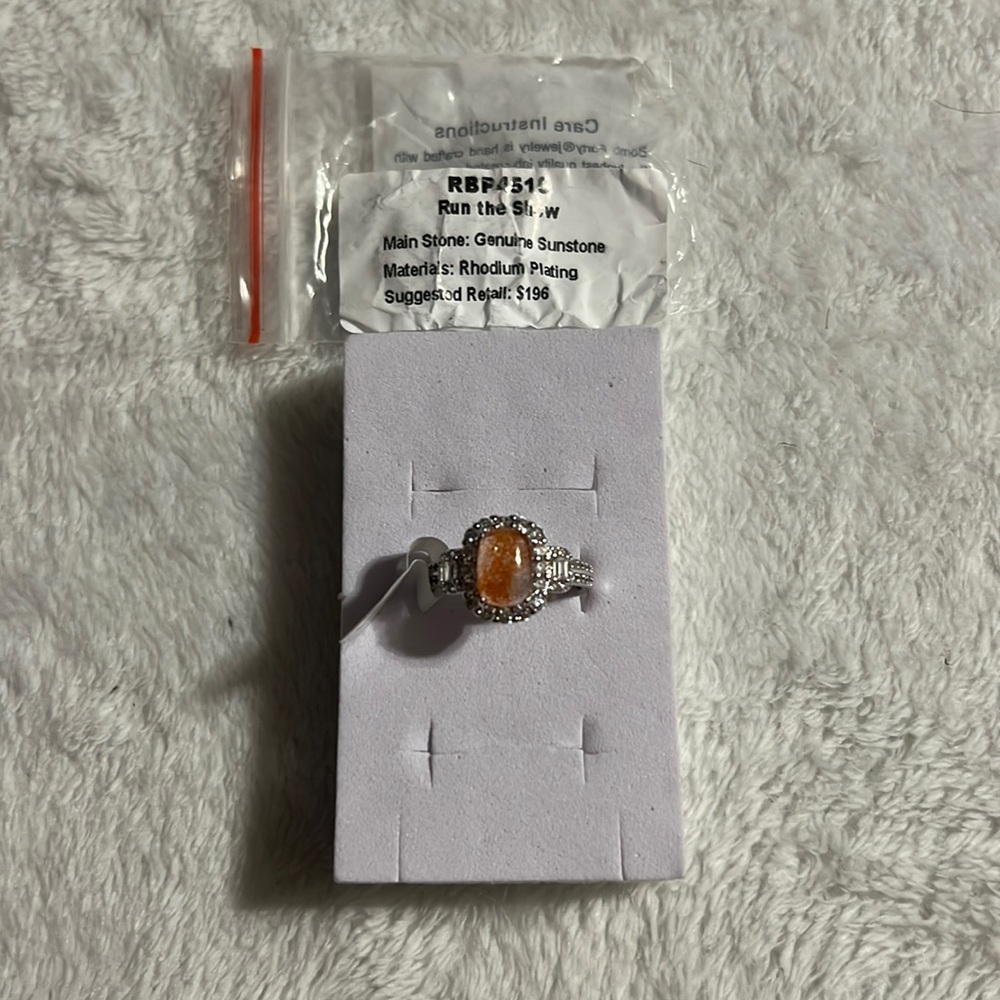 RBP Bomb Party Run The Show Genuine Sunstone Ring
